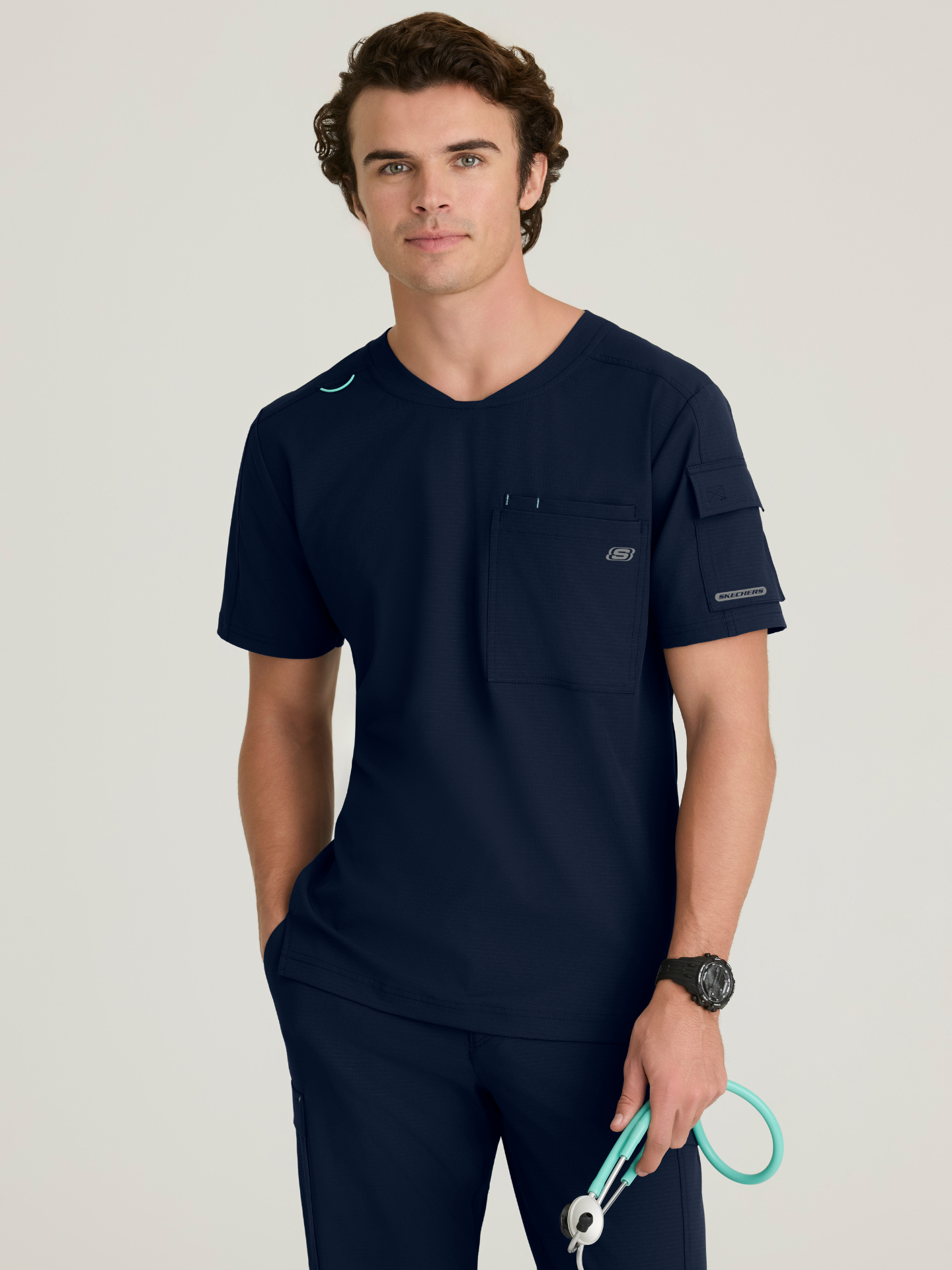 Skechers™ Ripstop Scrubs Hombre Navy