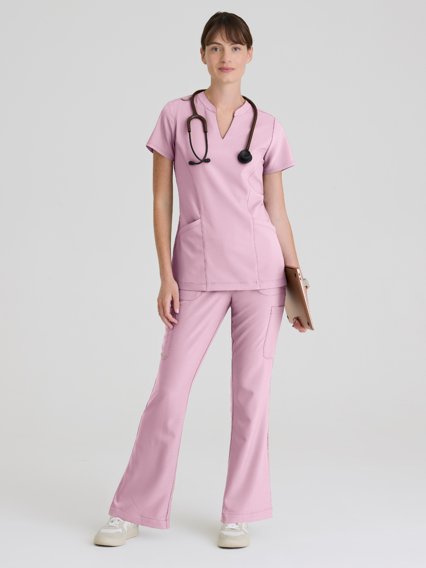 Grey’s Anatomy™ Scrubs Sky Flare Mujer Misty Pink