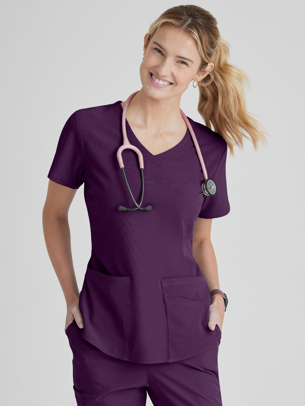 Skechers™ Scrubs Breeze Mujer Eggplant