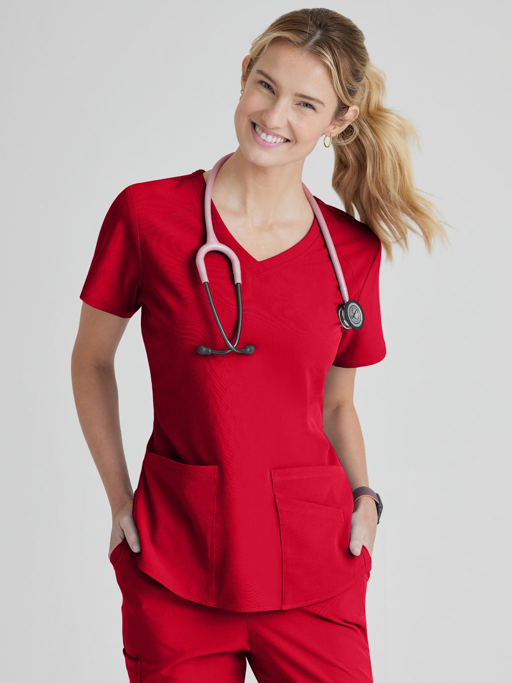 Skechers™ Scrubs Breeze Mujer True Red