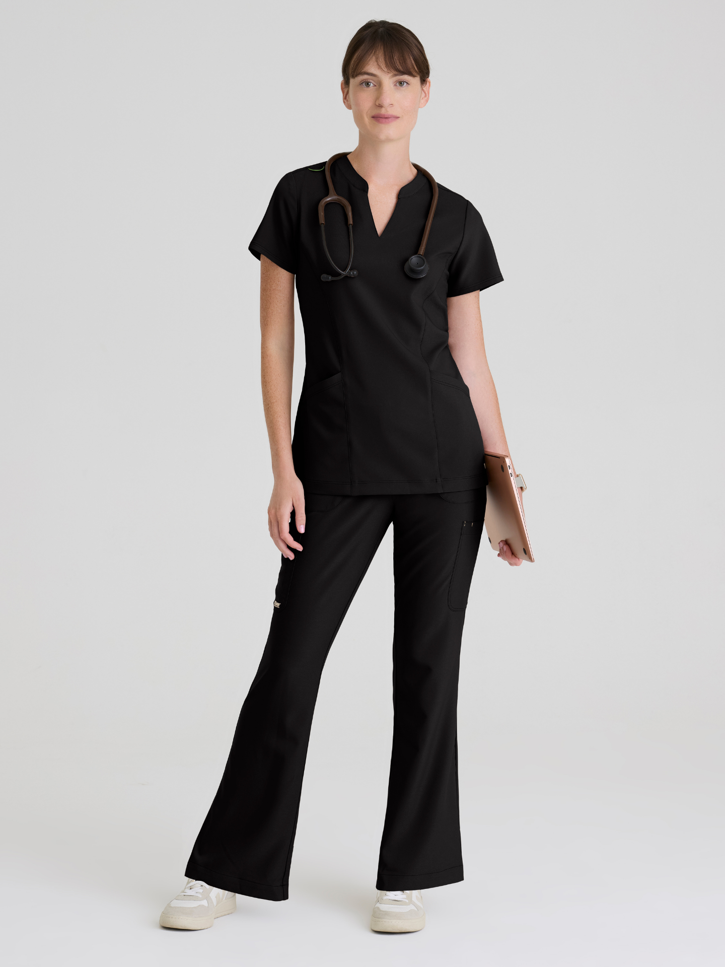 Grey’s Anatomy™ Scrubs Sky Flare Mujer Black