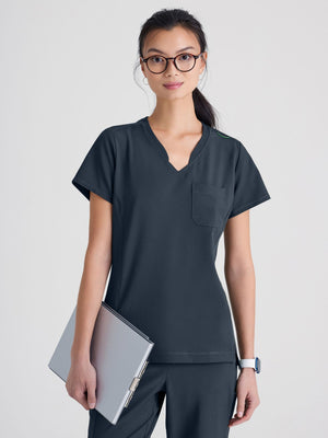 Grey’s Anatomy™ Scrubs Evolve Sway Mujer Steel