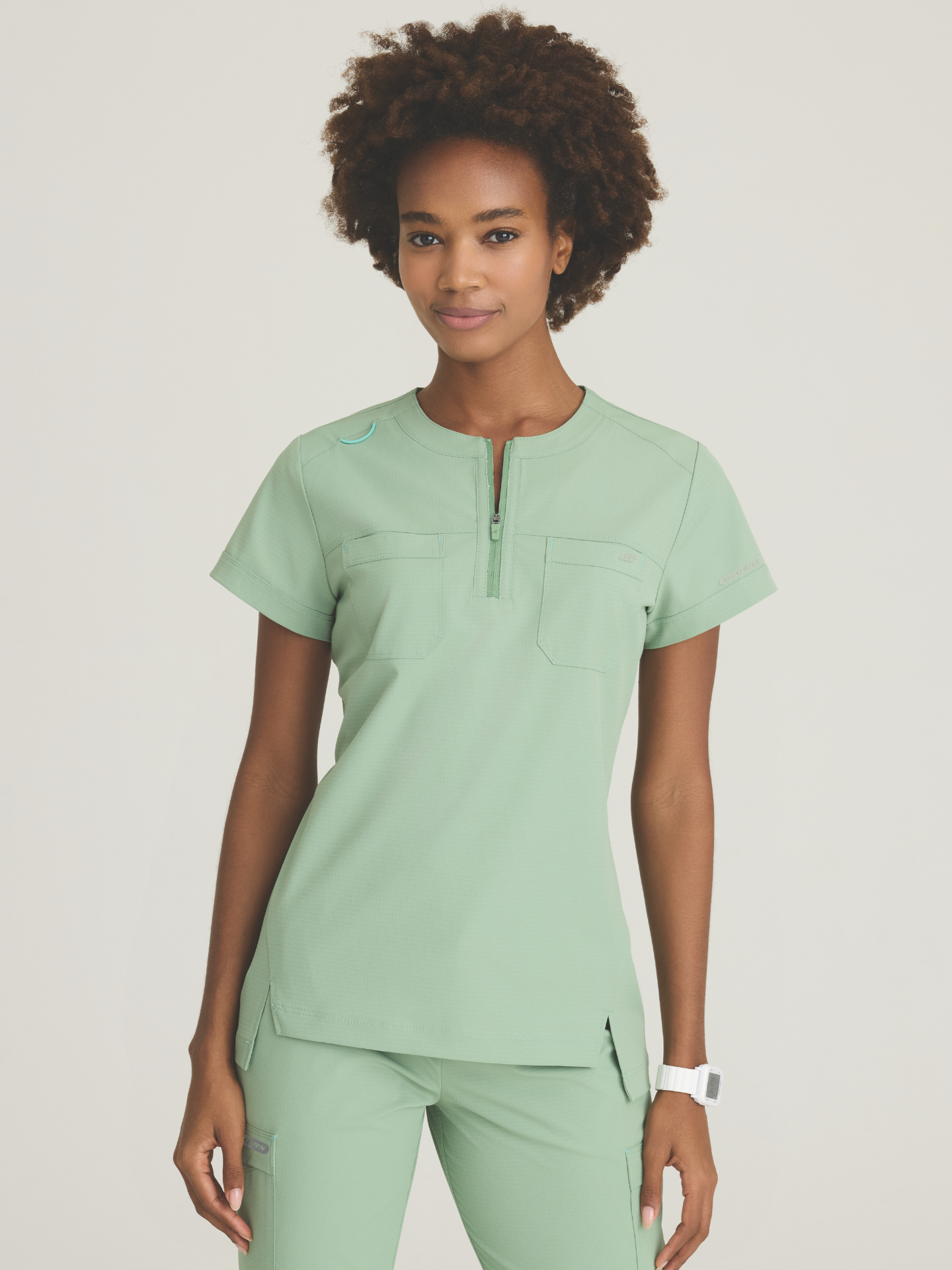 Skechers™ Ripstop Scrubs Mujer Fiel Green