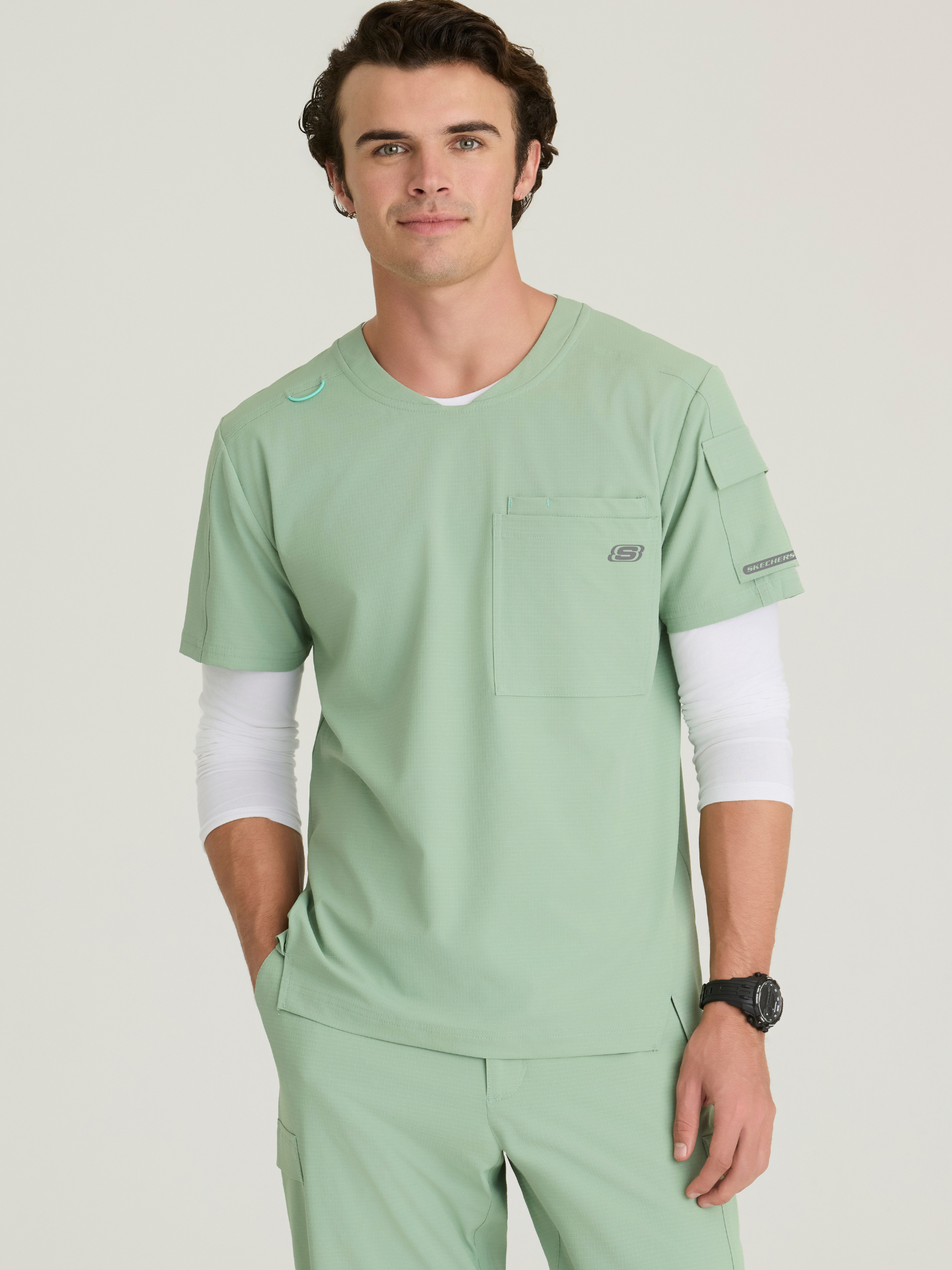 Skechers™ Ripstop Scrubs Hombre Field Green