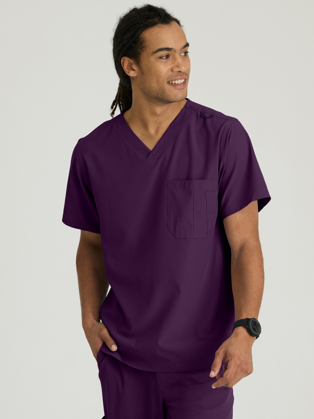 Skechers™ Scrubs Structure Hombre Eggplant
