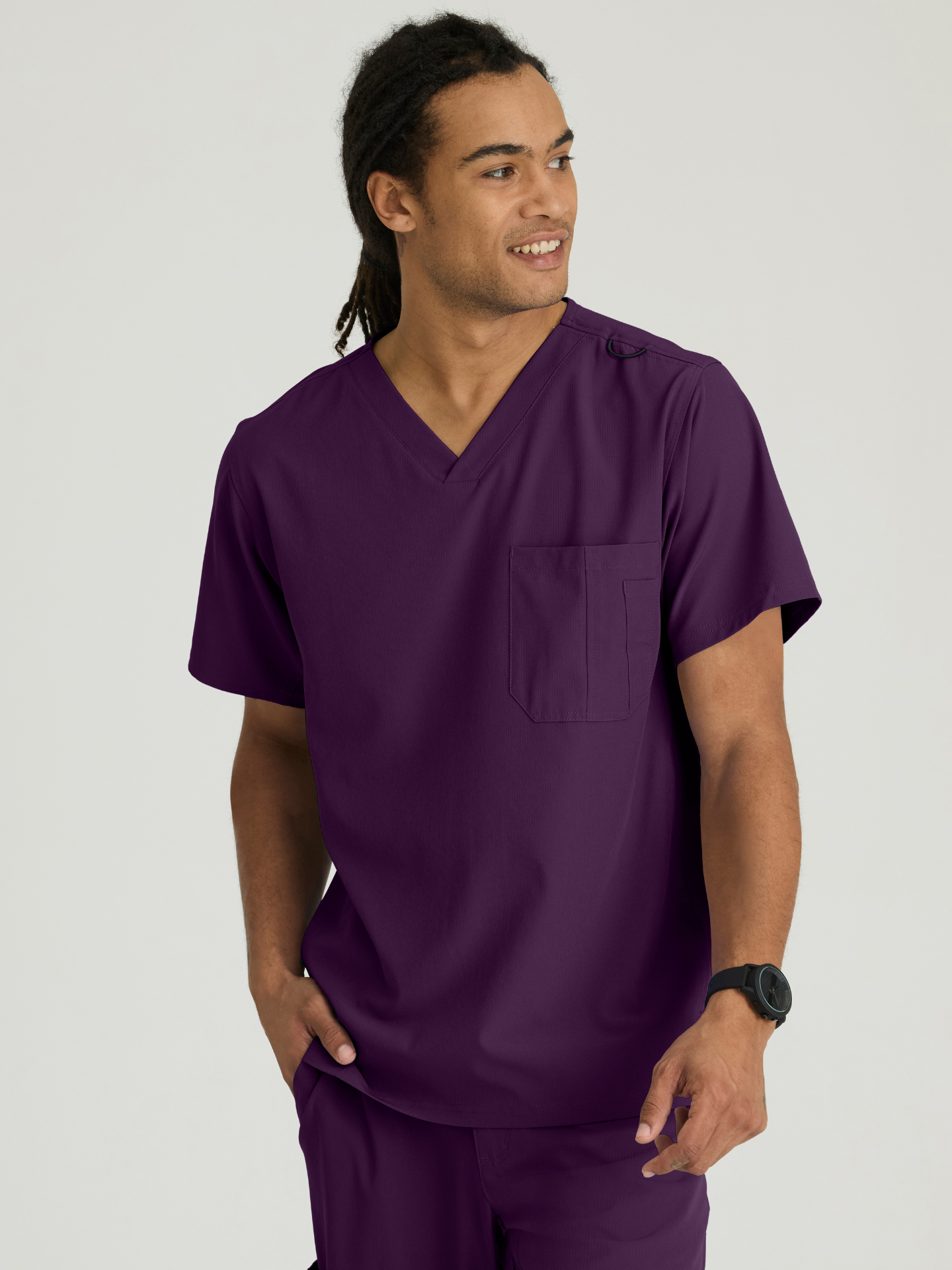 Skechers™ Scrubs Structure Hombre Eggplant