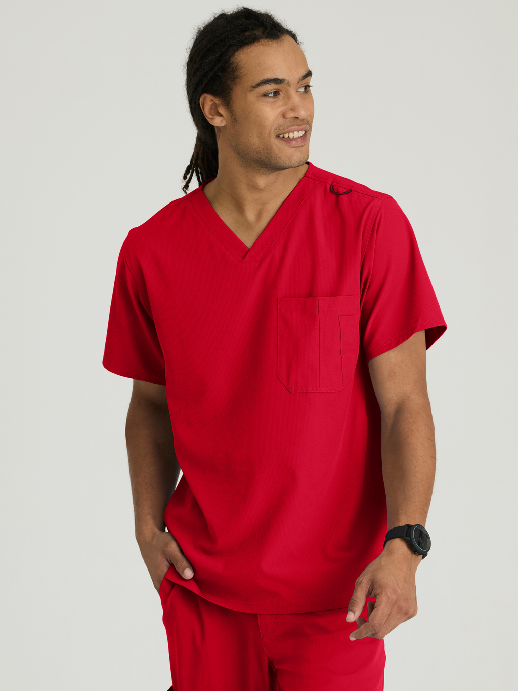 Skechers™ Scrubs Structure Hombre True Red