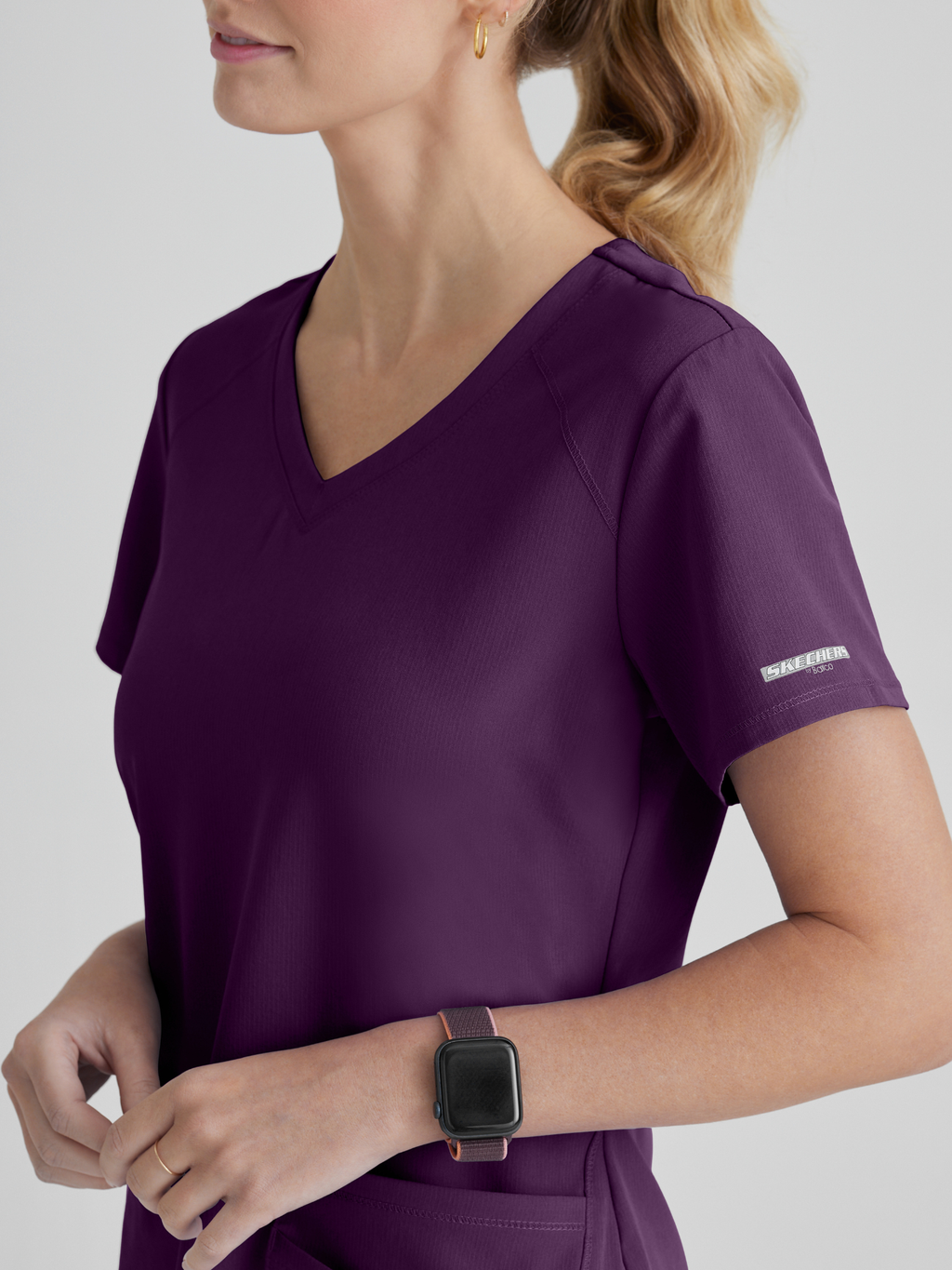 Skechers™ Scrubs Breeze Mujer Eggplant