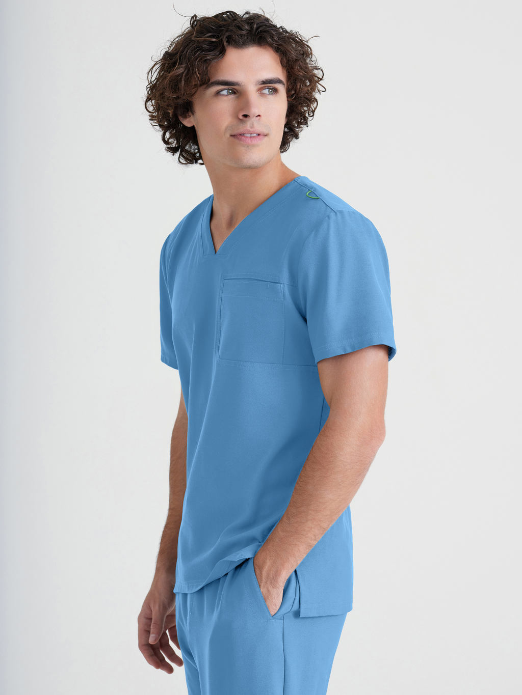 Grey’s Anatomy™ Scrubs Evolve Hombre Ciel Blue