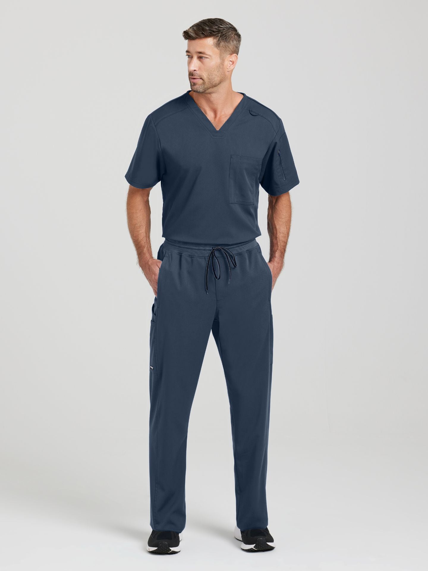 Grey’s Anatomy™ Scrubs Spandex Hombre Steel