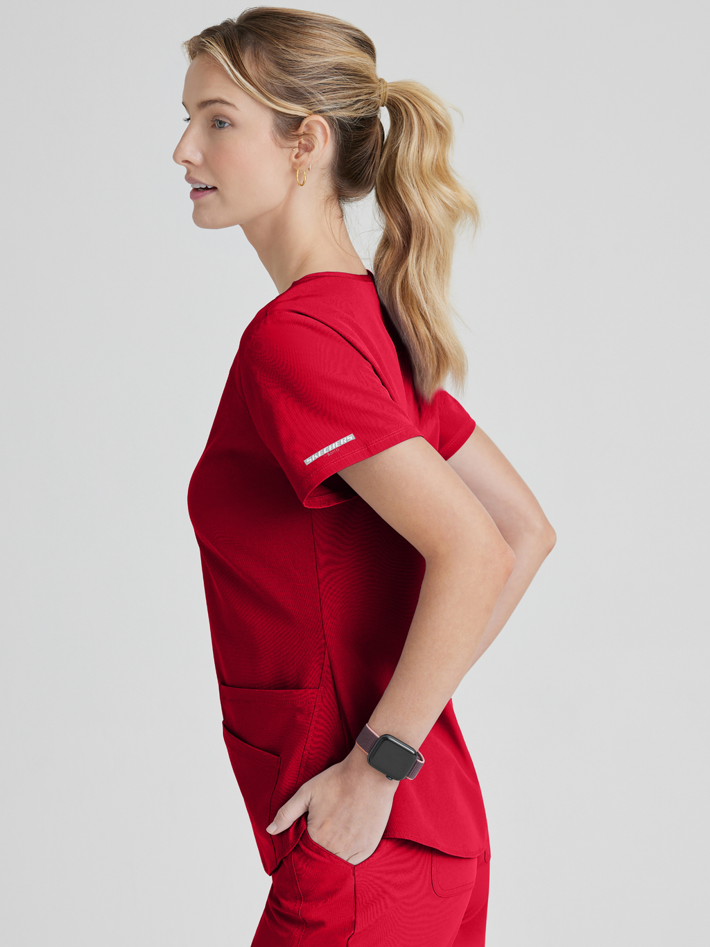 Skechers™ Scrubs Breeze Mujer True Red