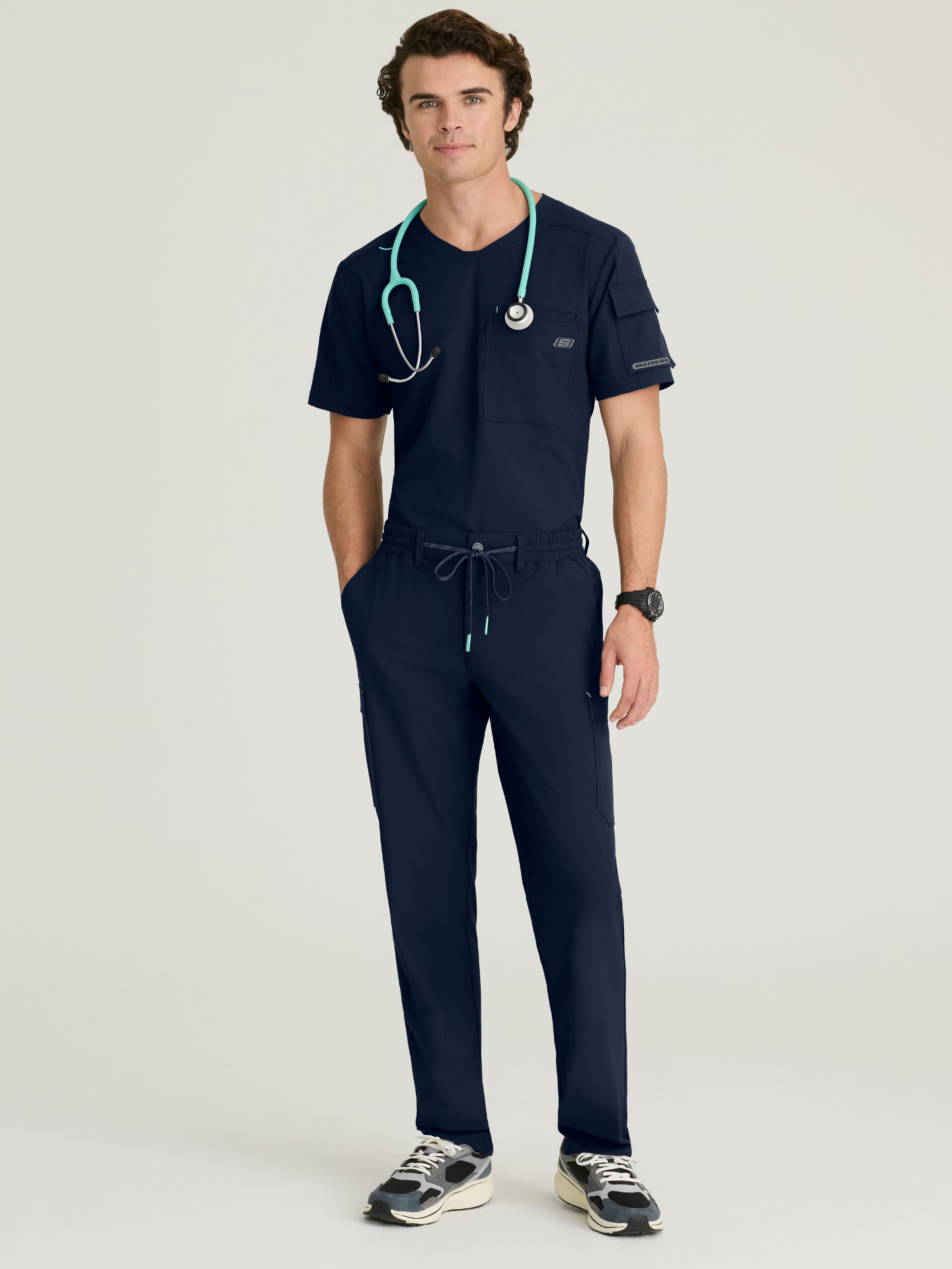 Skechers™ Ripstop Scrubs Hombre Navy