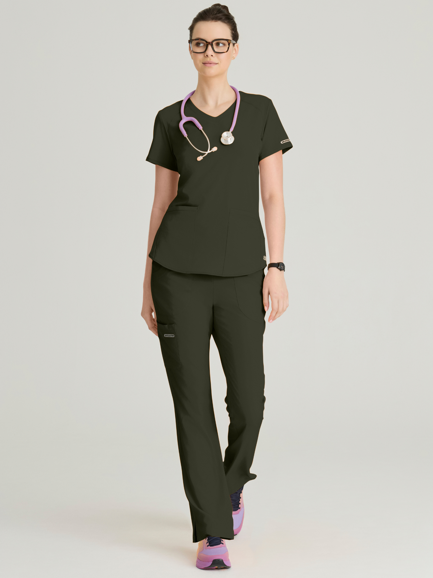 Skechers™ Scrubs Breeze Mujer Olive