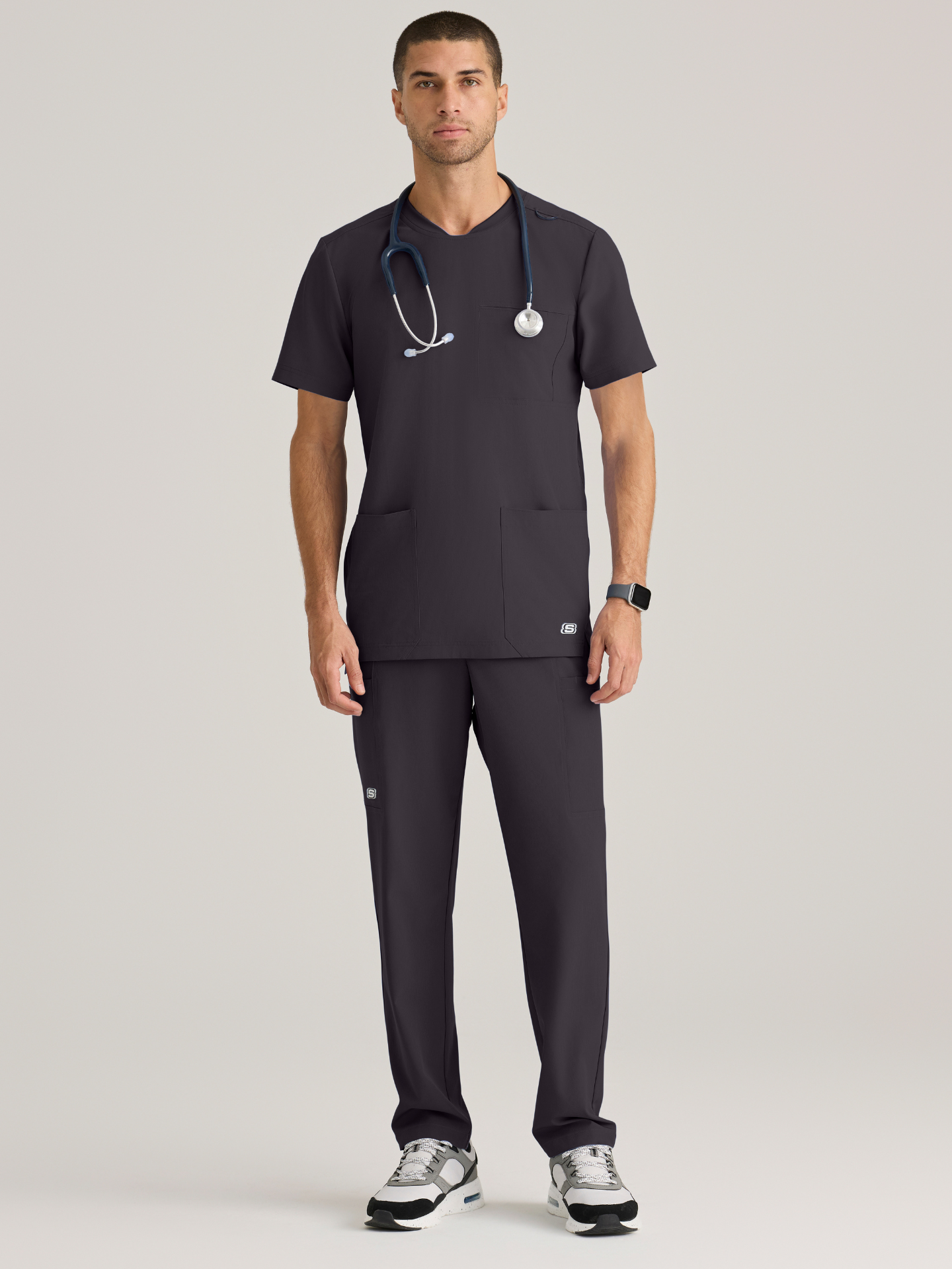 Skechers™ Scrubs Thesis Hombre Pewter