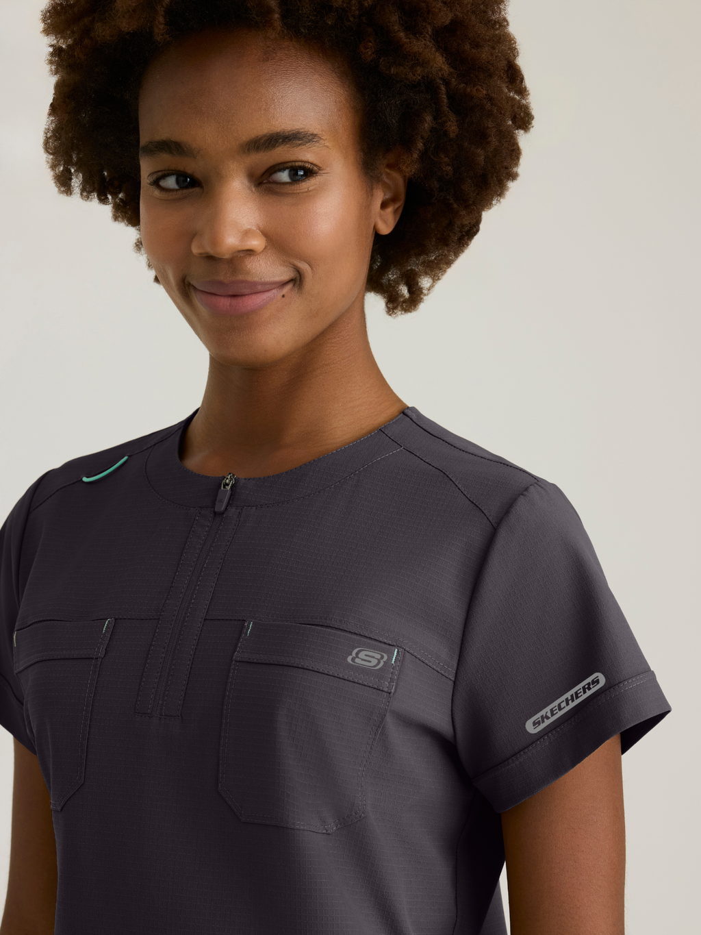 Skechers™ Ripstop Scrubs Mujer Pewter