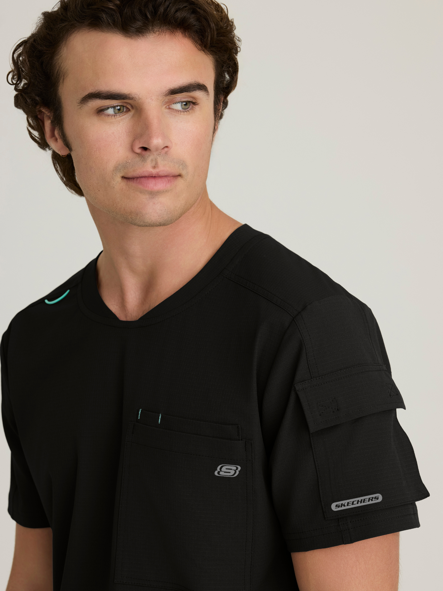 Skechers™ Ripstop Scrubs Hombre Black