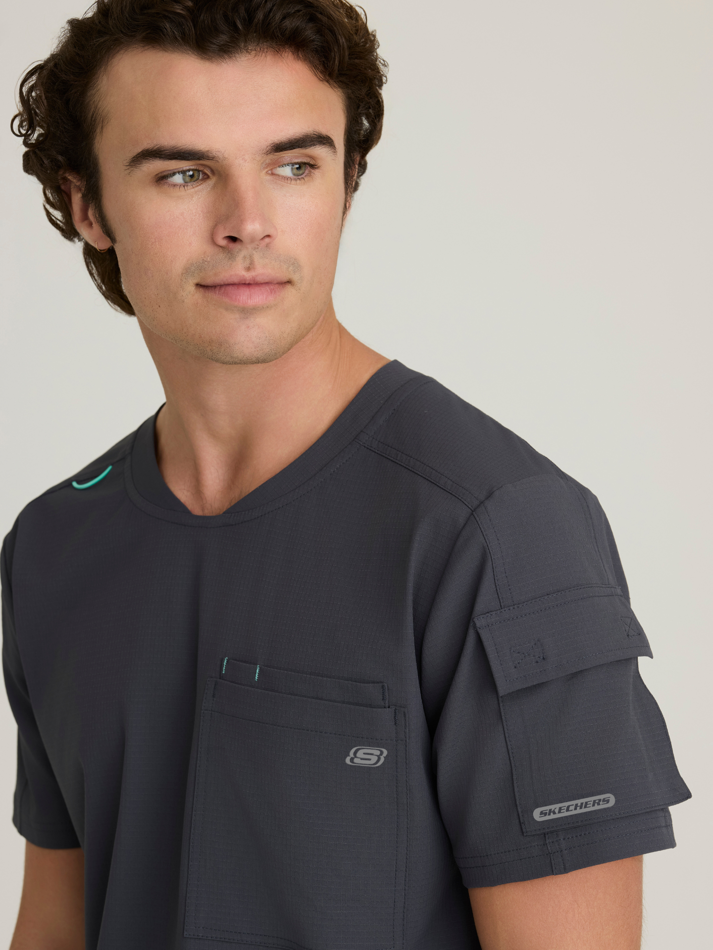 Skechers™ Ripstop Scrubs Hombre Pewter