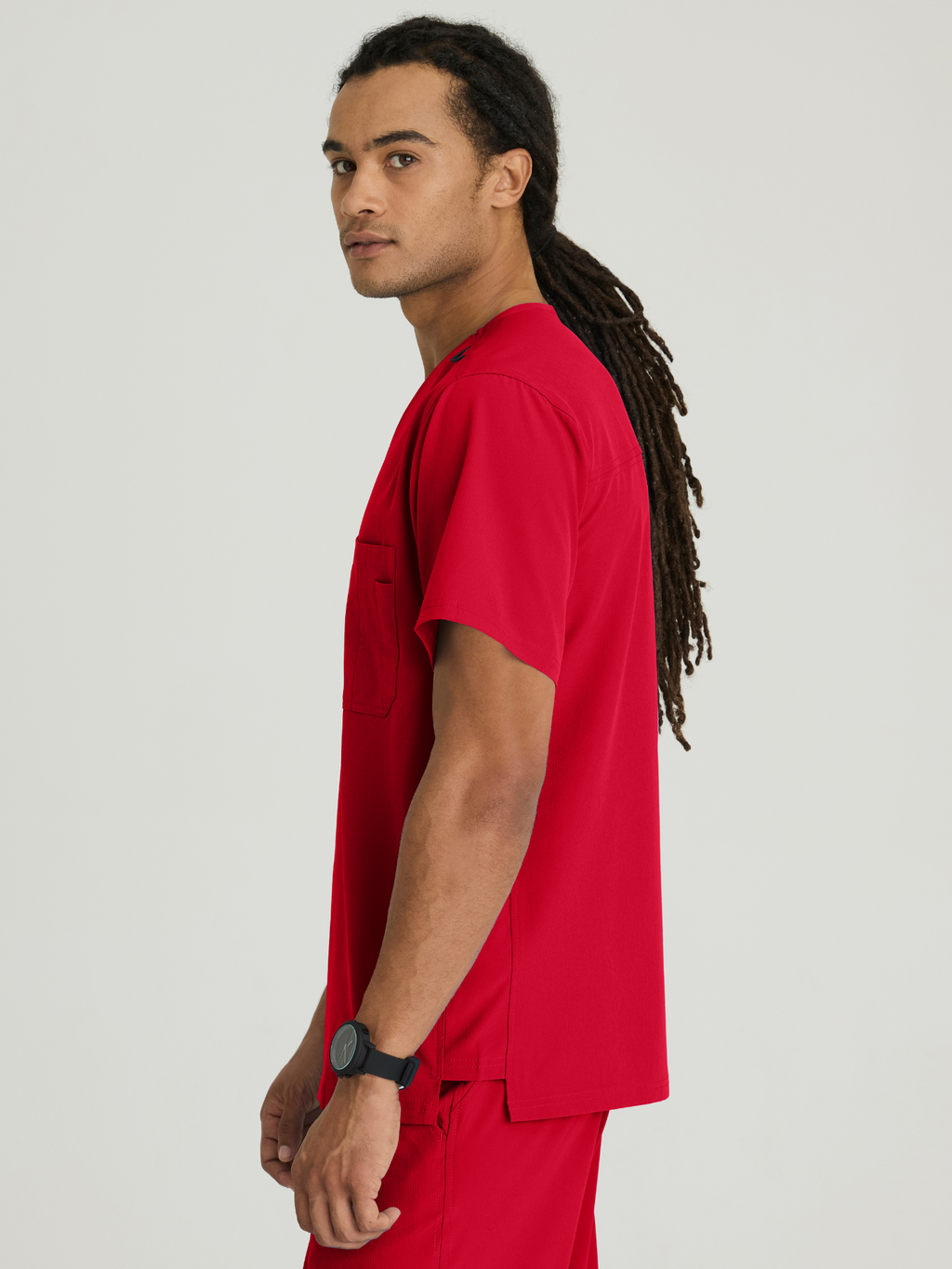 Skechers™ Scrubs Structure Hombre True Red