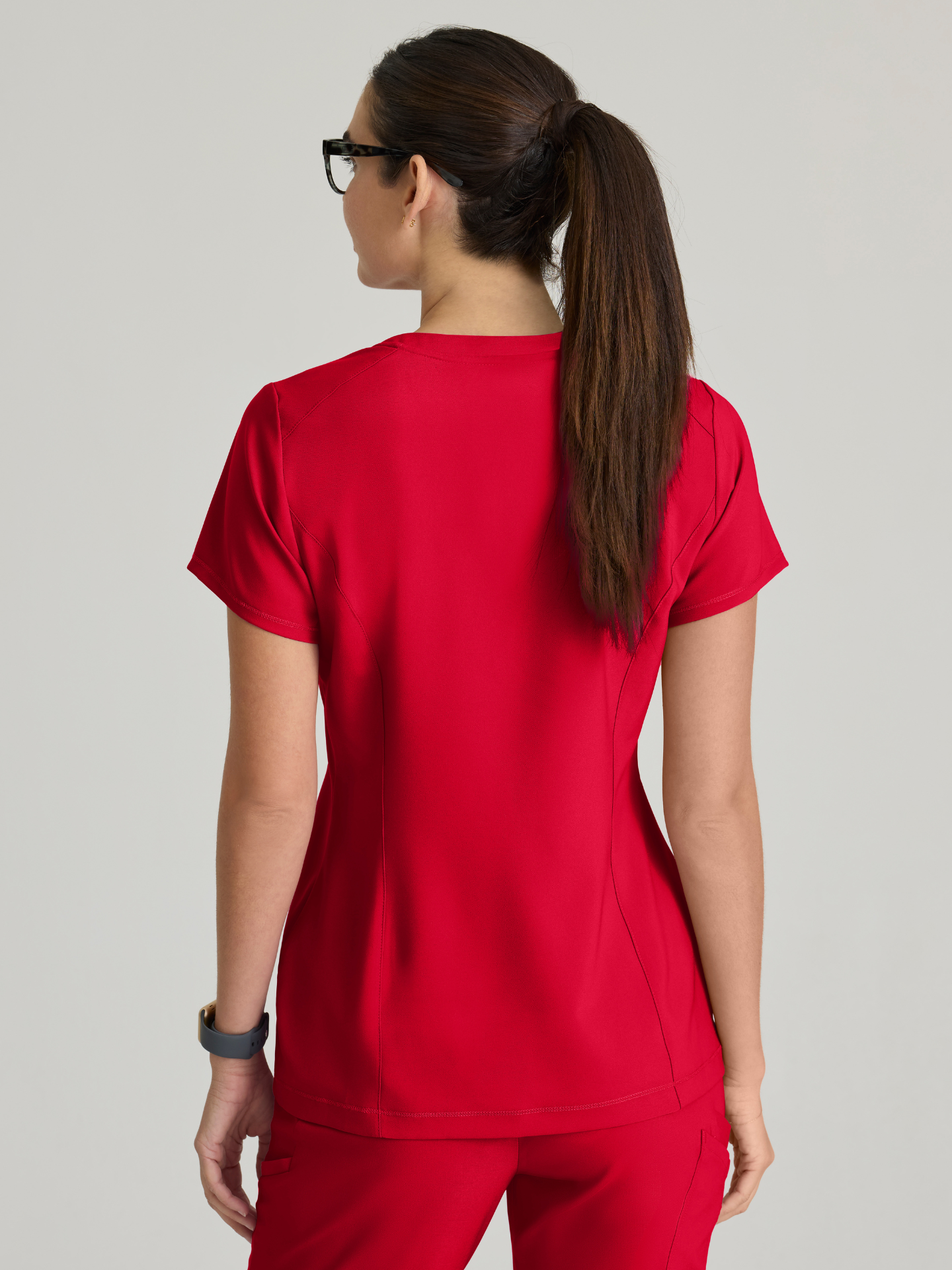Grey’s Anatomy™ Scrubs Evolve Rhythm Mujer True Red