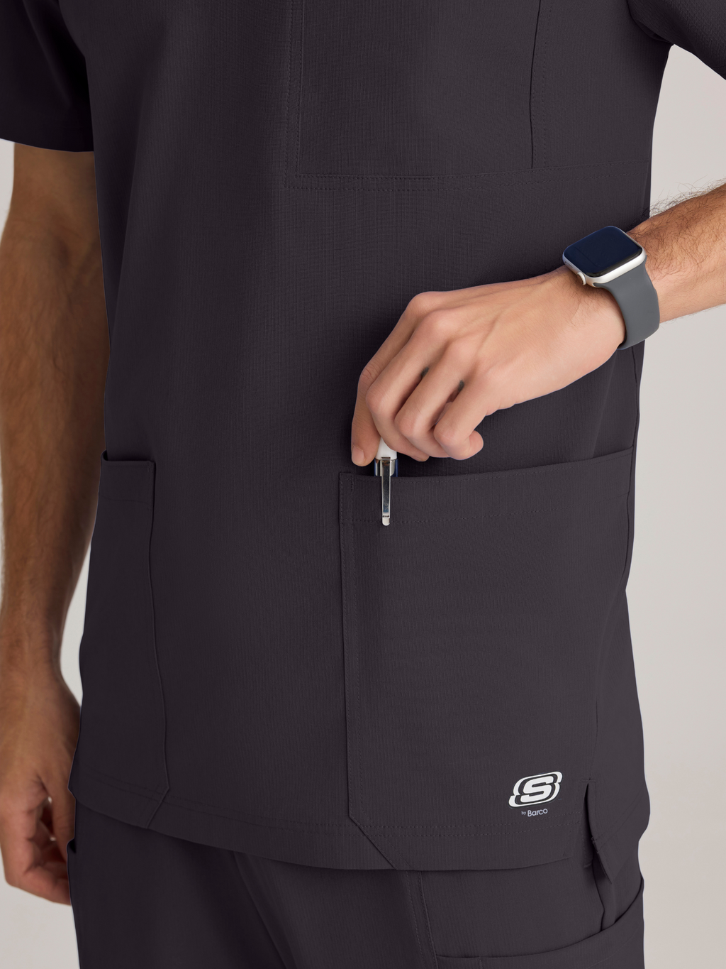 Skechers™ Scrubs Thesis Hombre Pewter