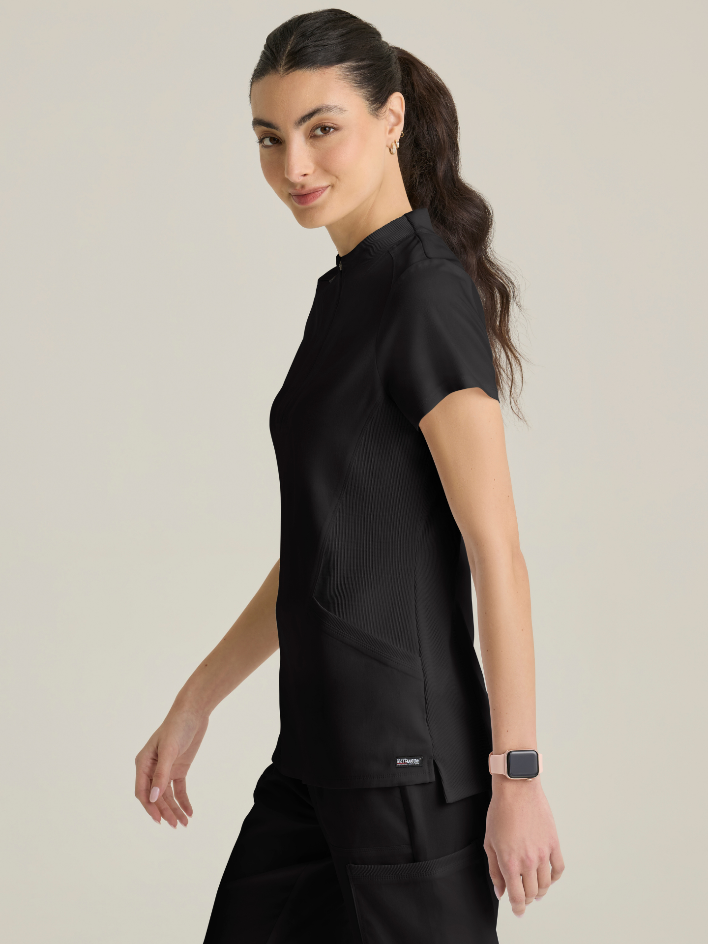 Grey’s Anatomy™ Scrubs Spandex Kristi Black