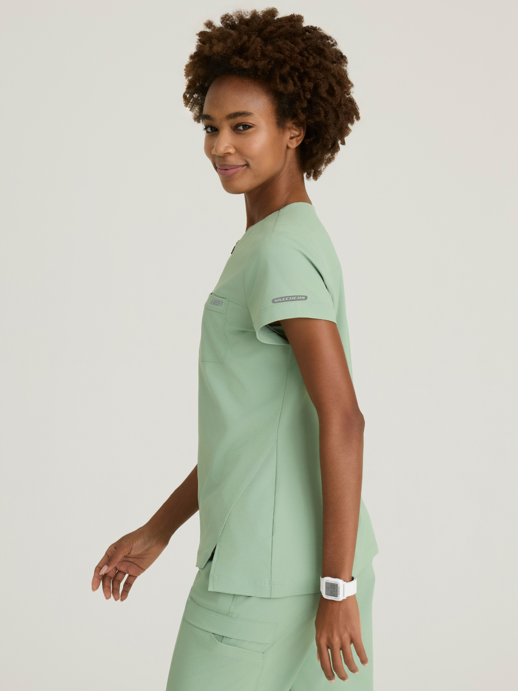 Skechers™ Ripstop Scrubs Mujer Fiel Green