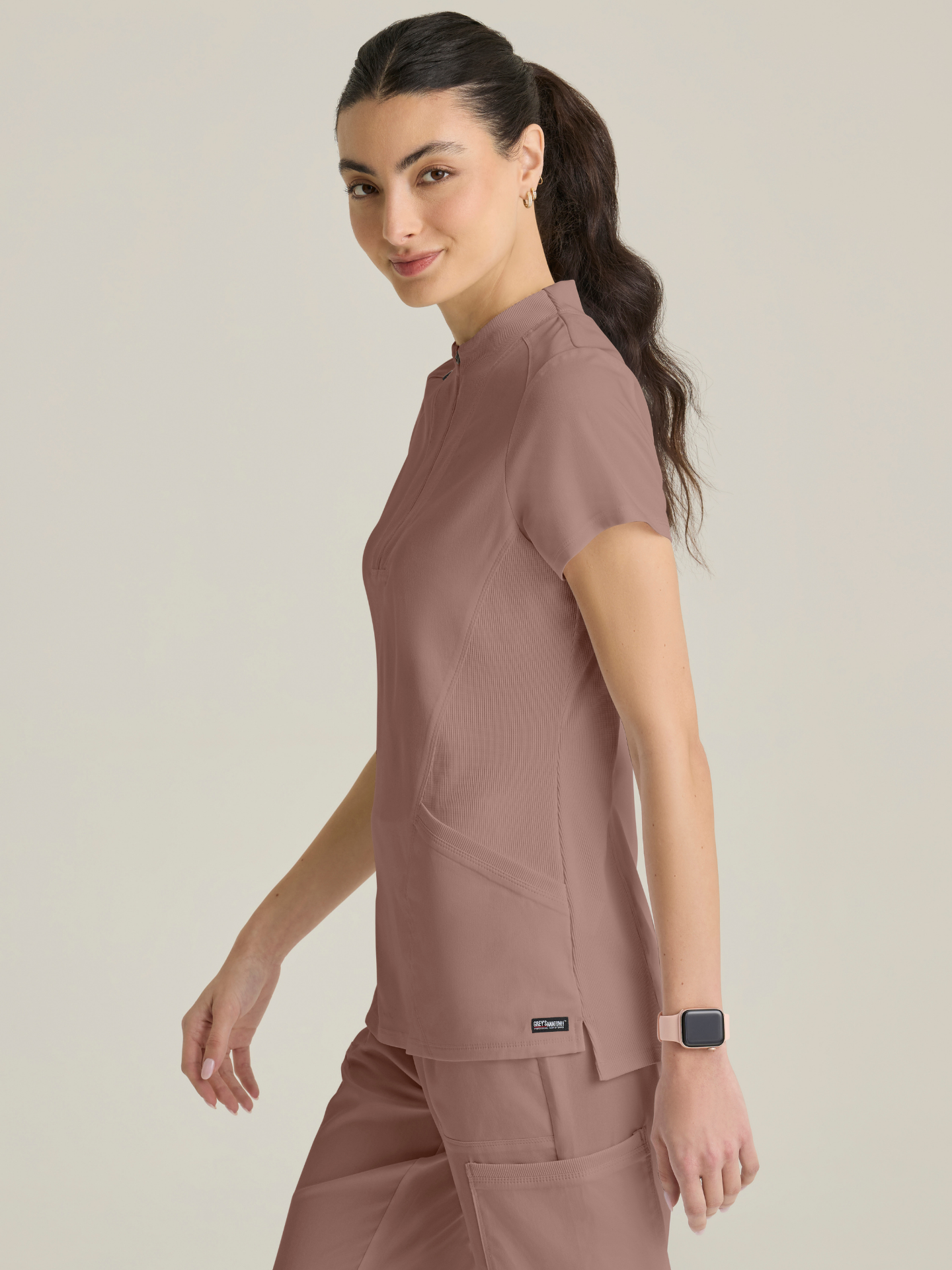 Grey’s Anatomy™ Scrubs Spandex Kristi Mocha