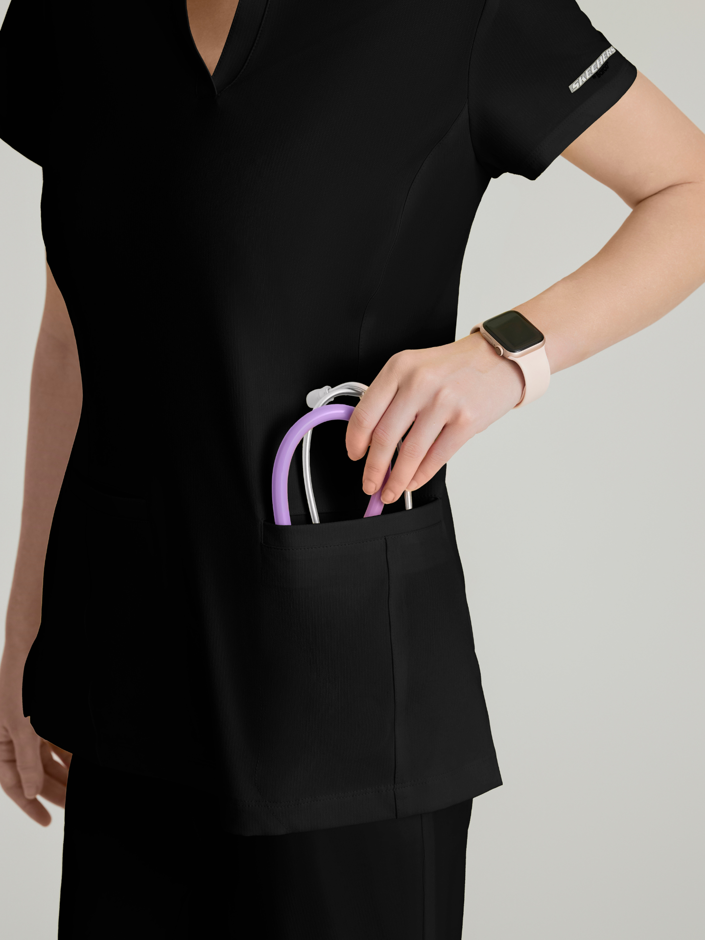 Skechers™ Scrubs Coast Mujer Black