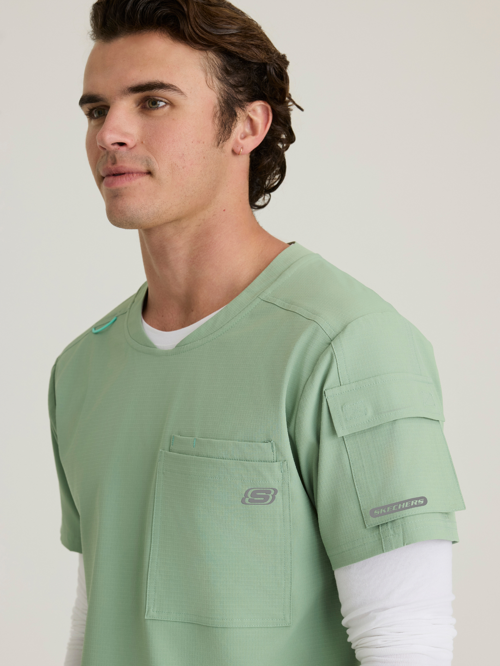 Skechers™ Ripstop Scrubs Hombre Field Green