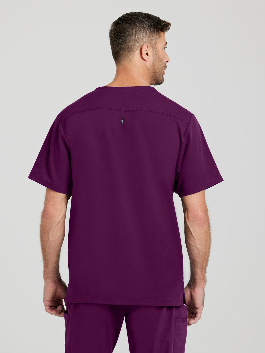 Grey’s Anatomy™ Scrubs Spandex Hombre Wine