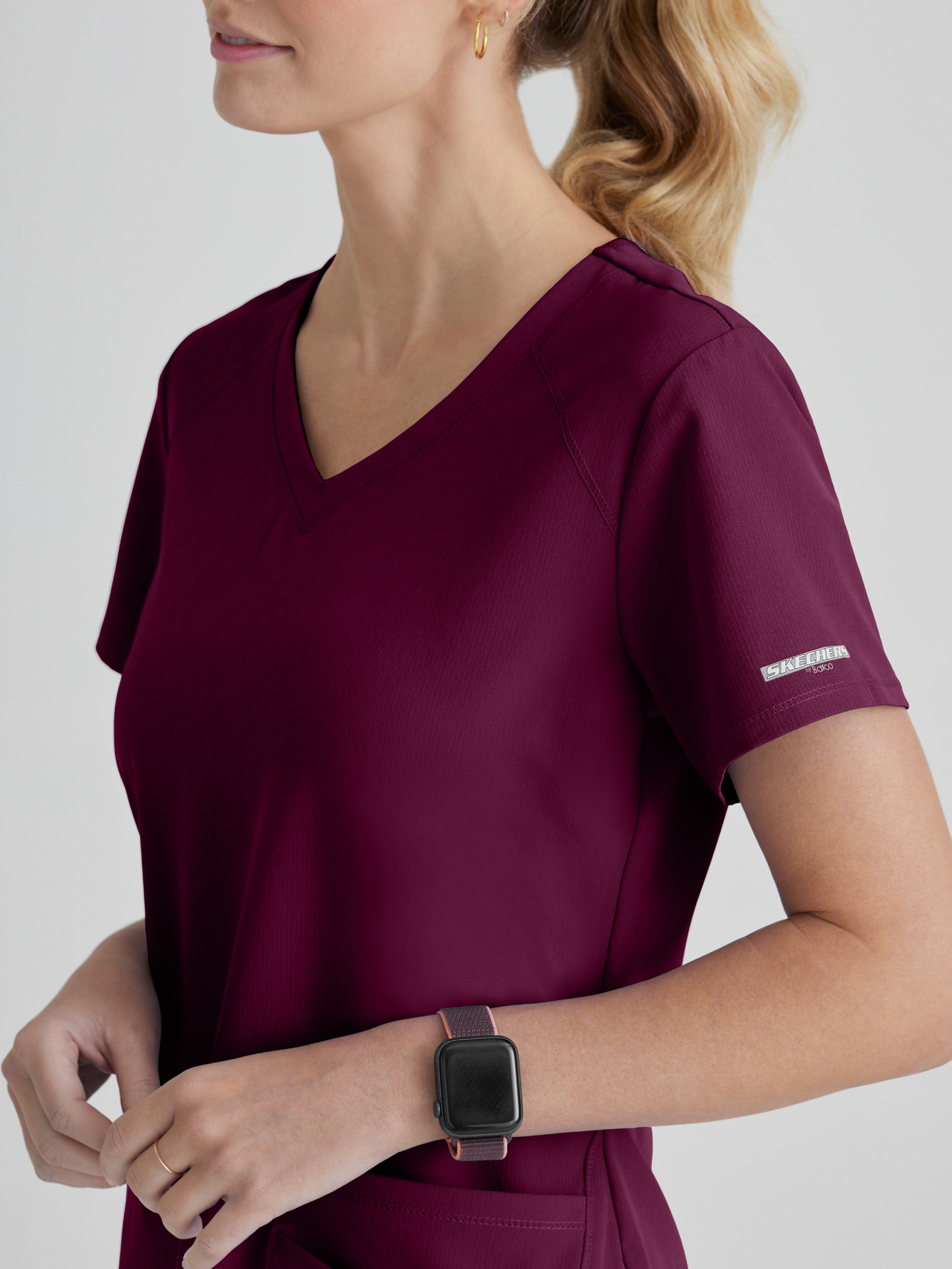 Skechers™ Scrubs Breeze Mujer Wine