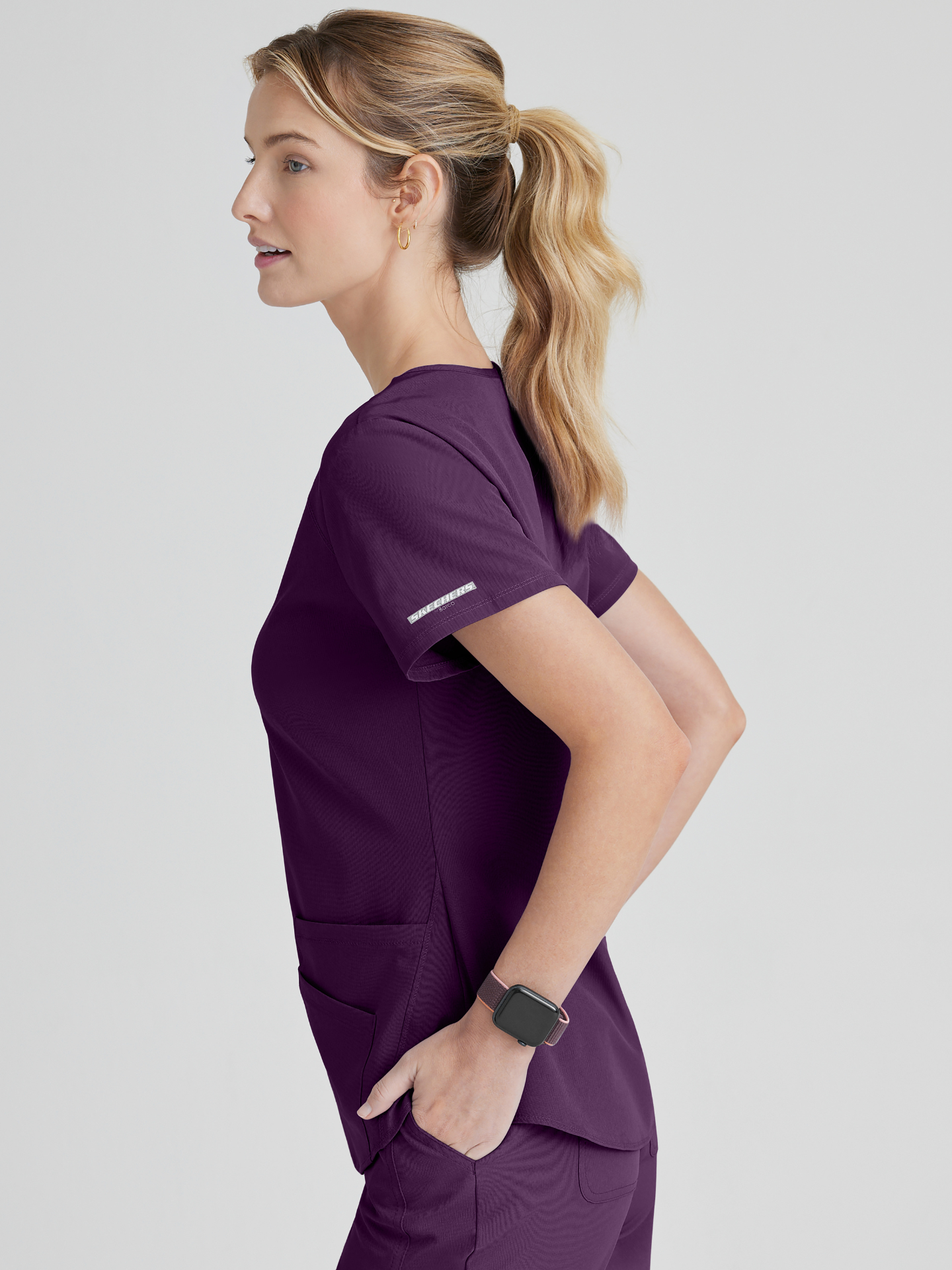 Skechers™ Scrubs Breeze Mujer Eggplant