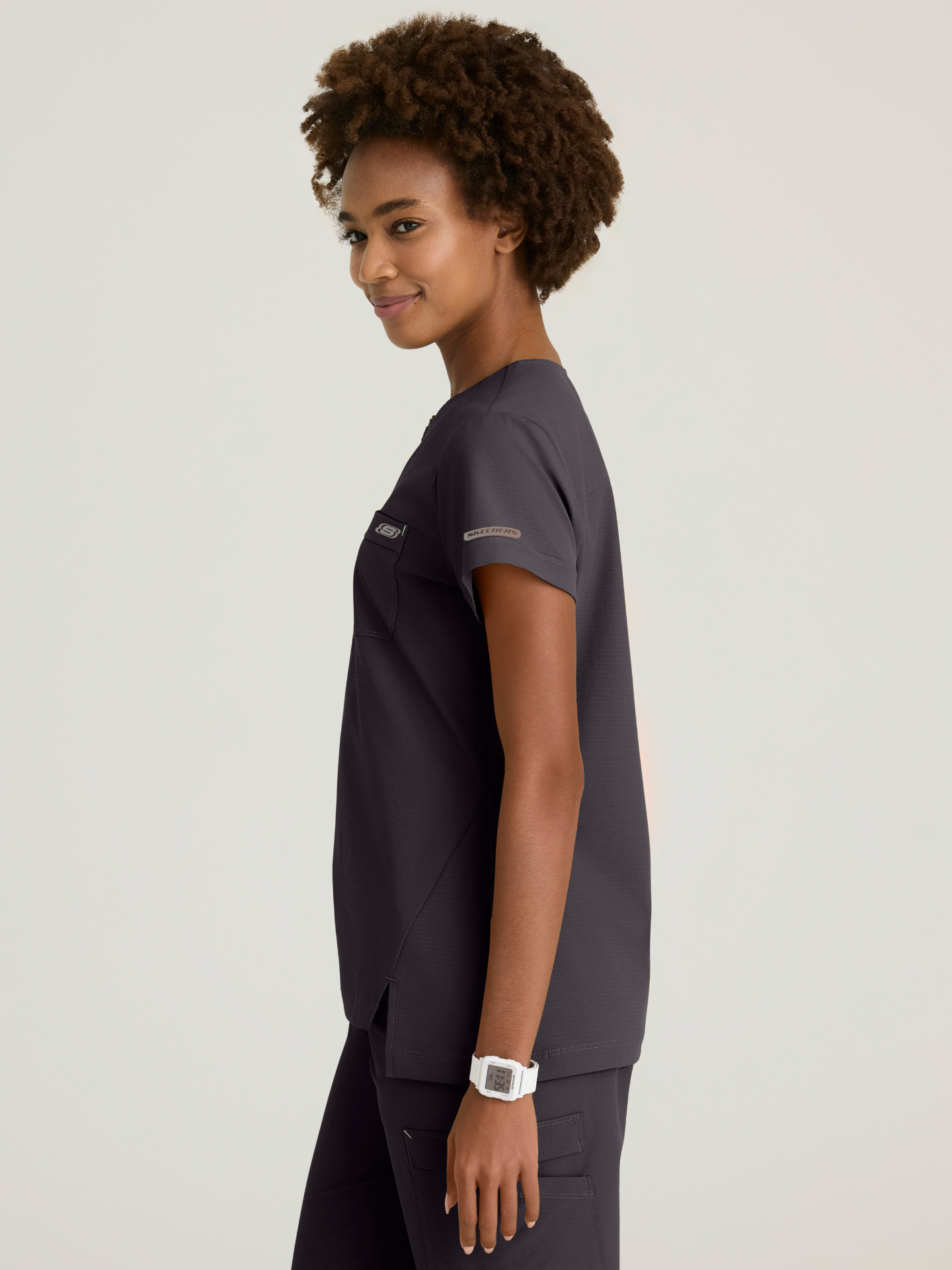 Skechers™ Ripstop Scrubs Mujer Pewter