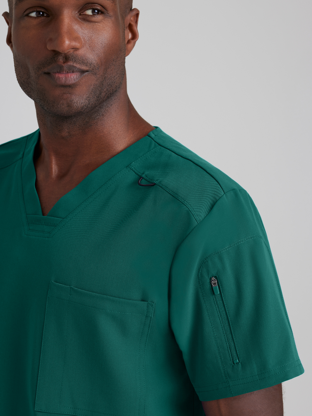 Grey’s Anatomy™ Scrubs Spandex Hombre Hunter Green