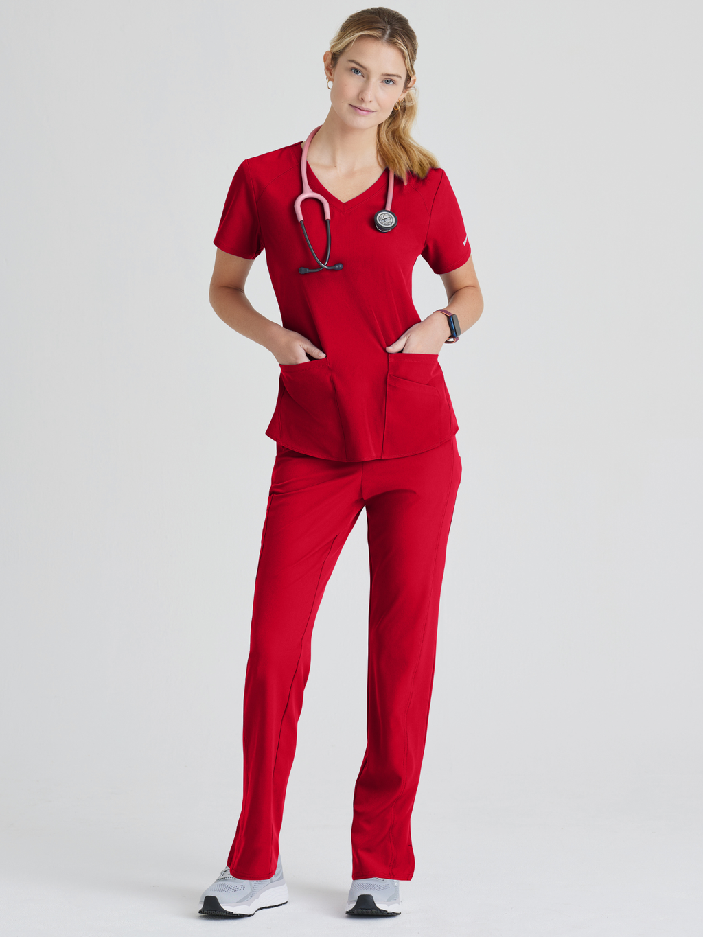 Skechers™ Scrubs Breeze Mujer True Red