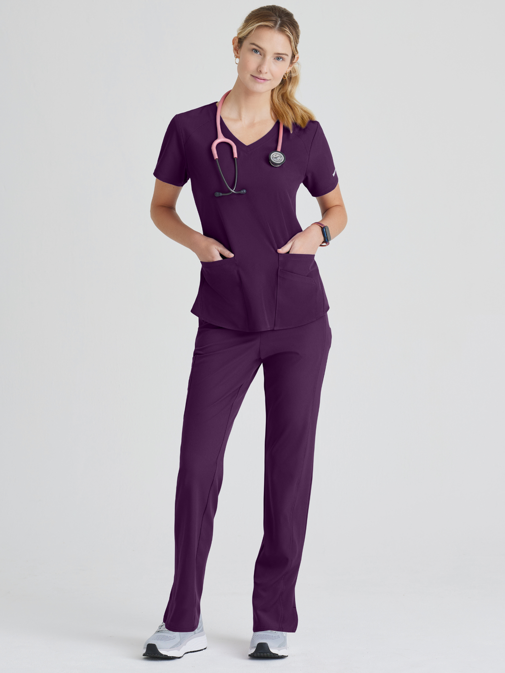 Skechers™ Scrubs Breeze Mujer Eggplant