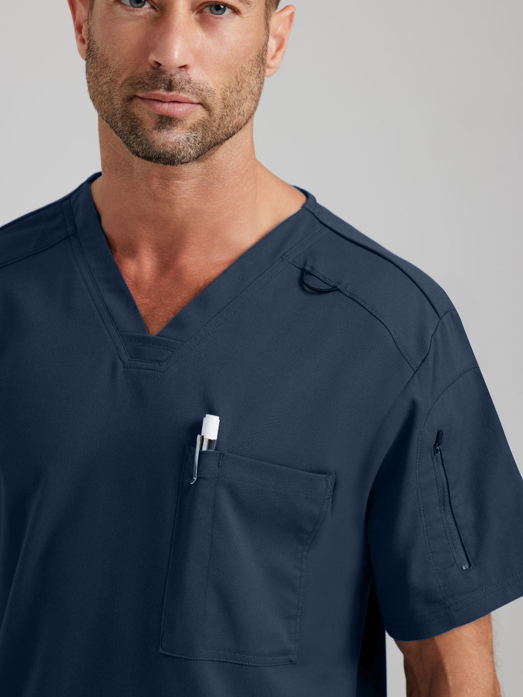 Grey’s Anatomy™ Scrubs Spandex Hombre Steel