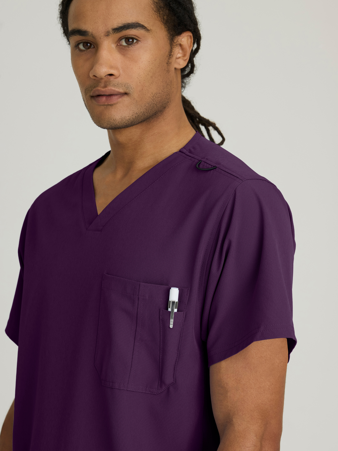 Skechers™ Scrubs Structure Hombre Eggplant