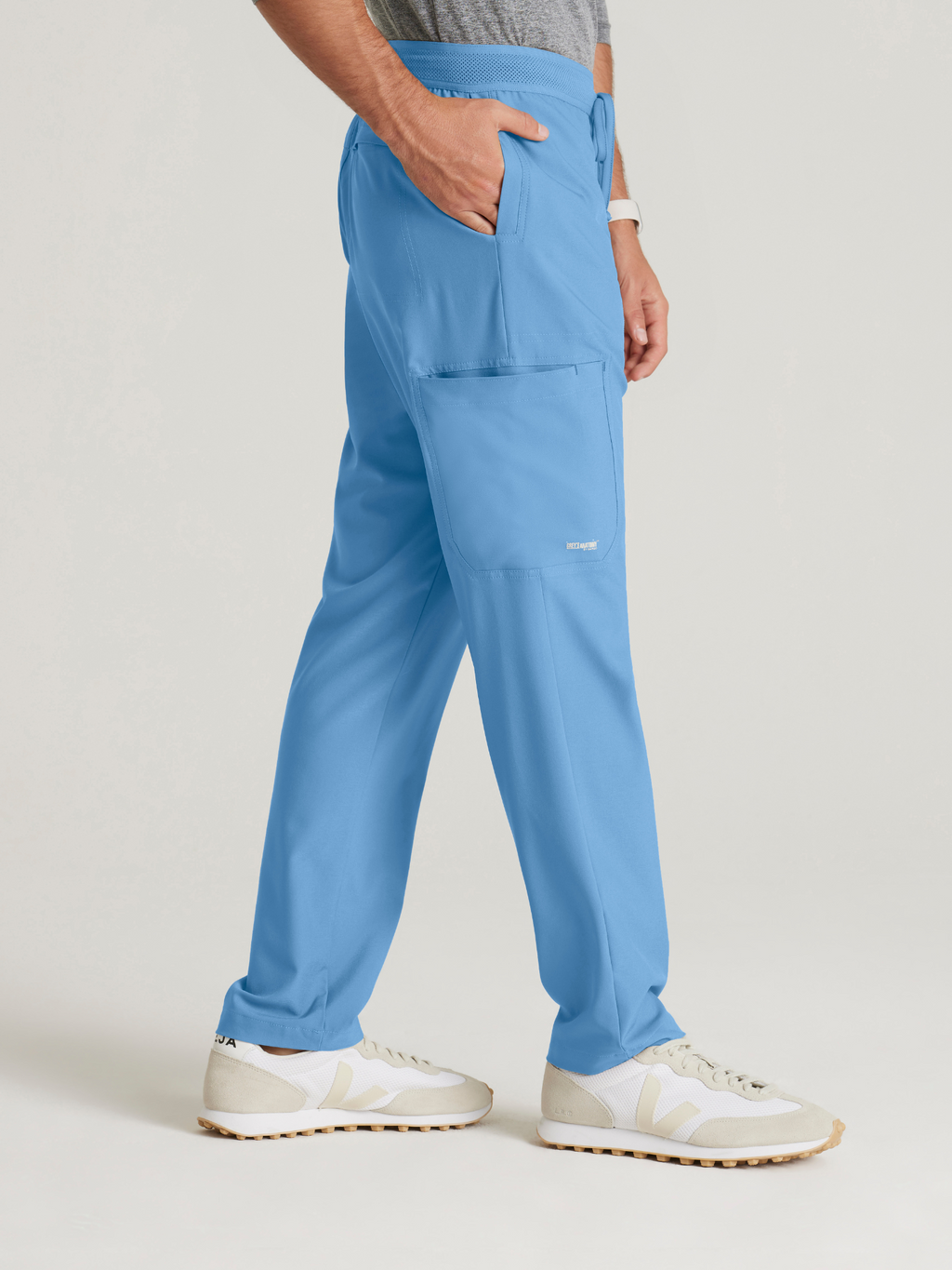 Grey’s Anatomy™ Scrubs Evolve Hombre Ciel Blue