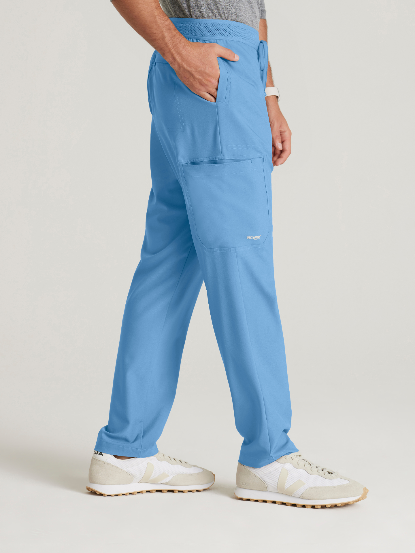 Grey’s Anatomy™ Scrubs Evolve Hombre Ciel Blue