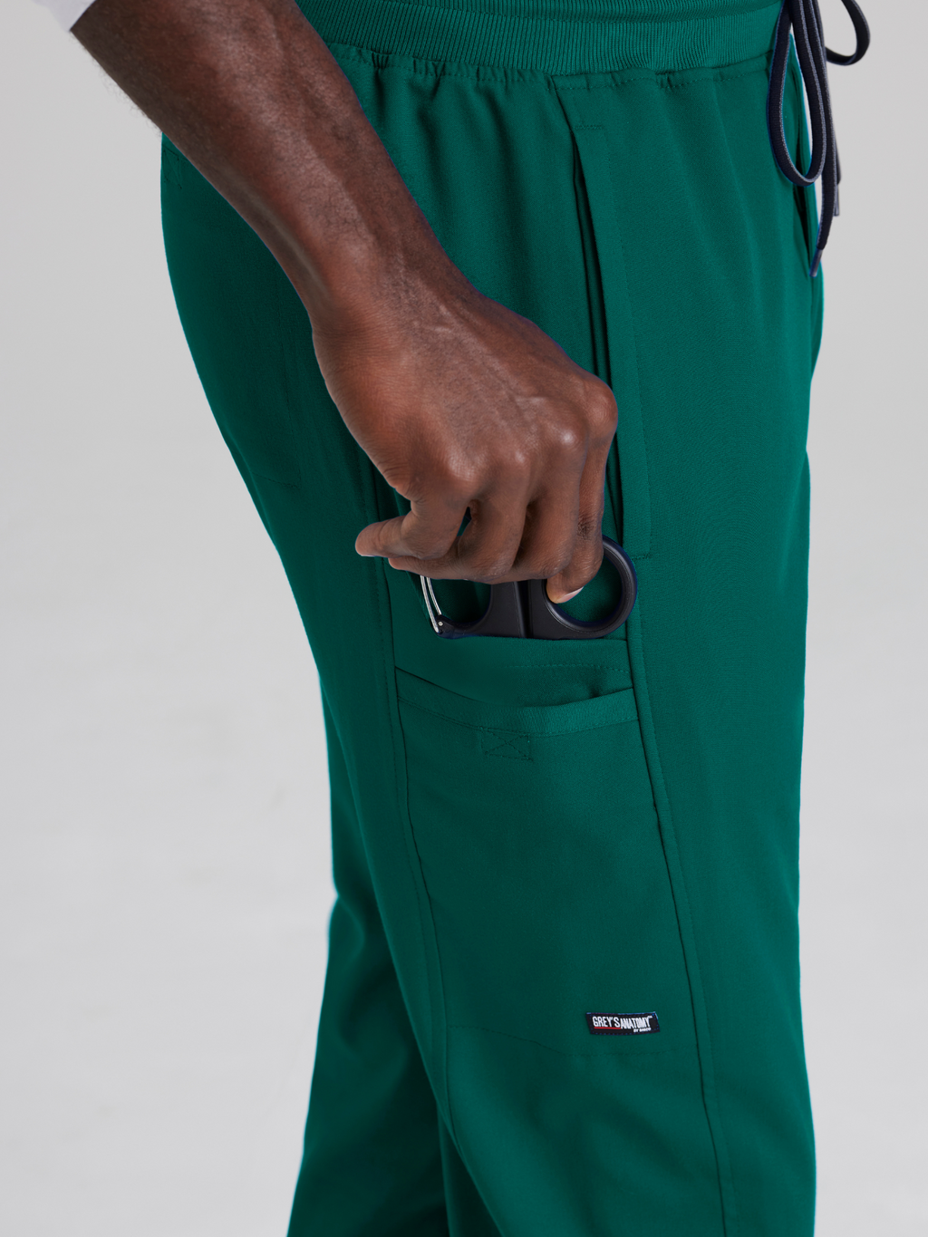 Grey’s Anatomy™ Scrubs Spandex Hombre Hunter Green