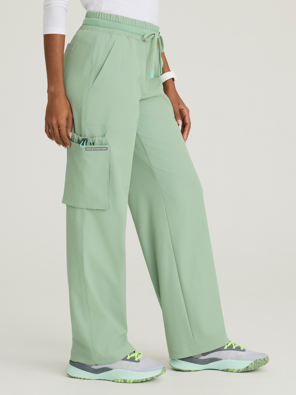 Skechers™ Ripstop Scrubs Mujer Fiel Green