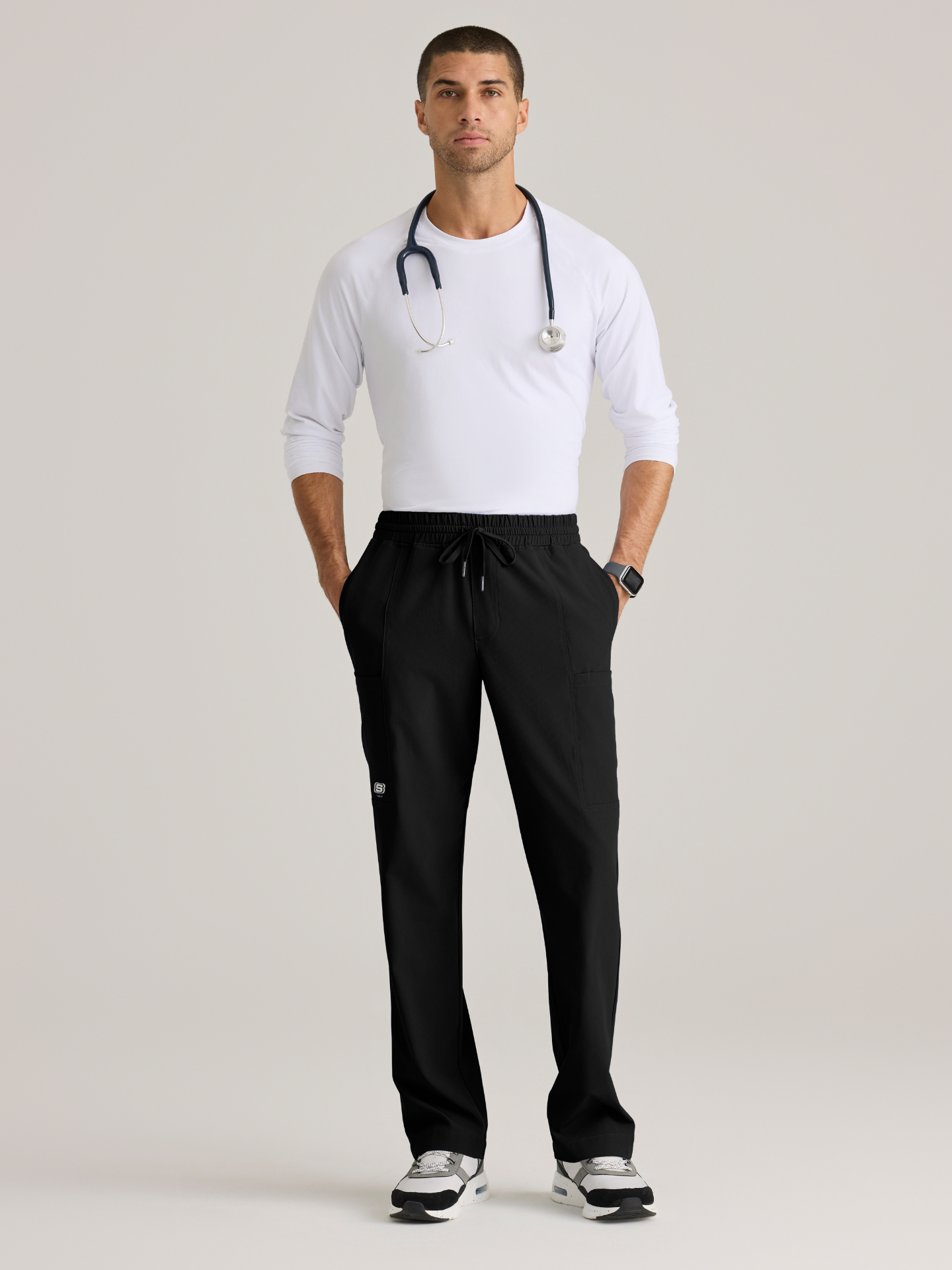 Skechers™ Scrubs Thesis Hombre Black